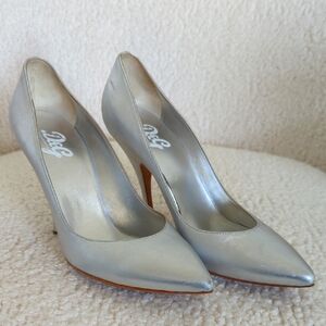 Dolce & Gabbana Silver Metallic Women's Heels